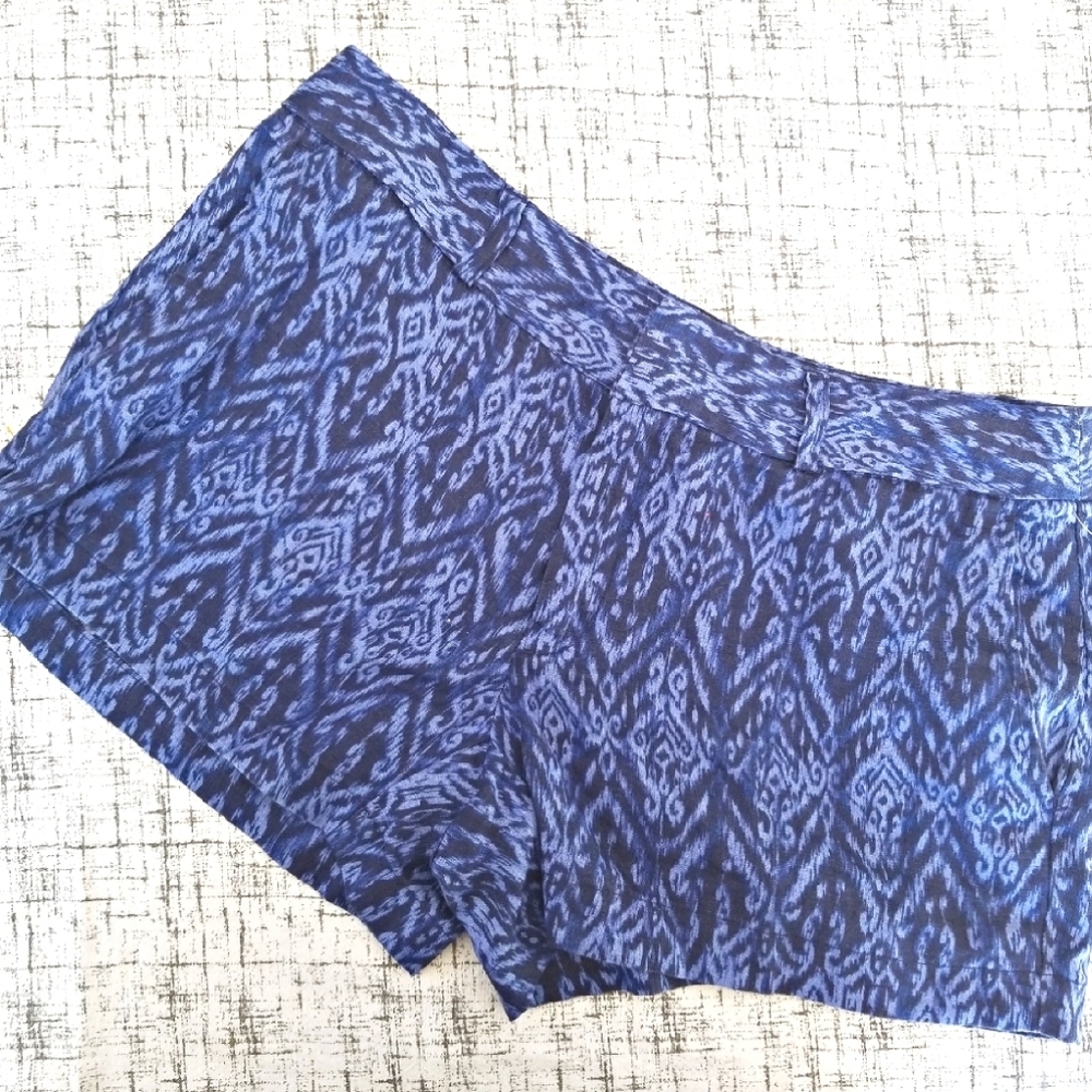 Cynthia Rowley NWT Linen Boho Shorts Sz 2 - Picture 1 of 5